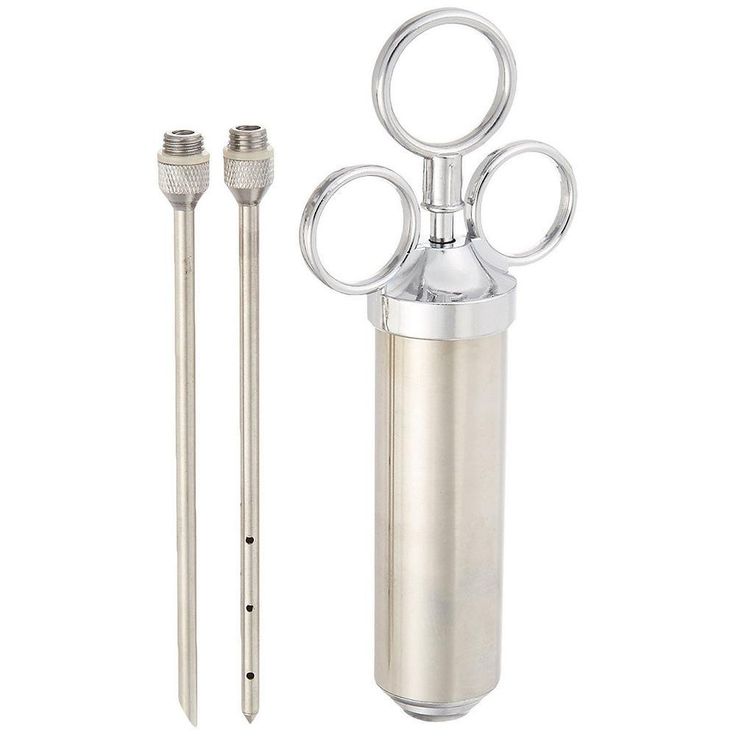 2 oz. Stainless Steel Seasoning Injector