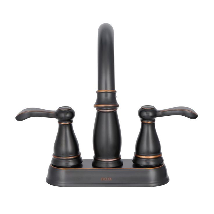 Porter 4 in. Centerset 2-Handle Bathroom Faucet in Oil Rubbed Bronze