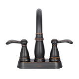 Porter 4 in. Centerset 2-Handle Bathroom Faucet in Oil Rubbed Bronze