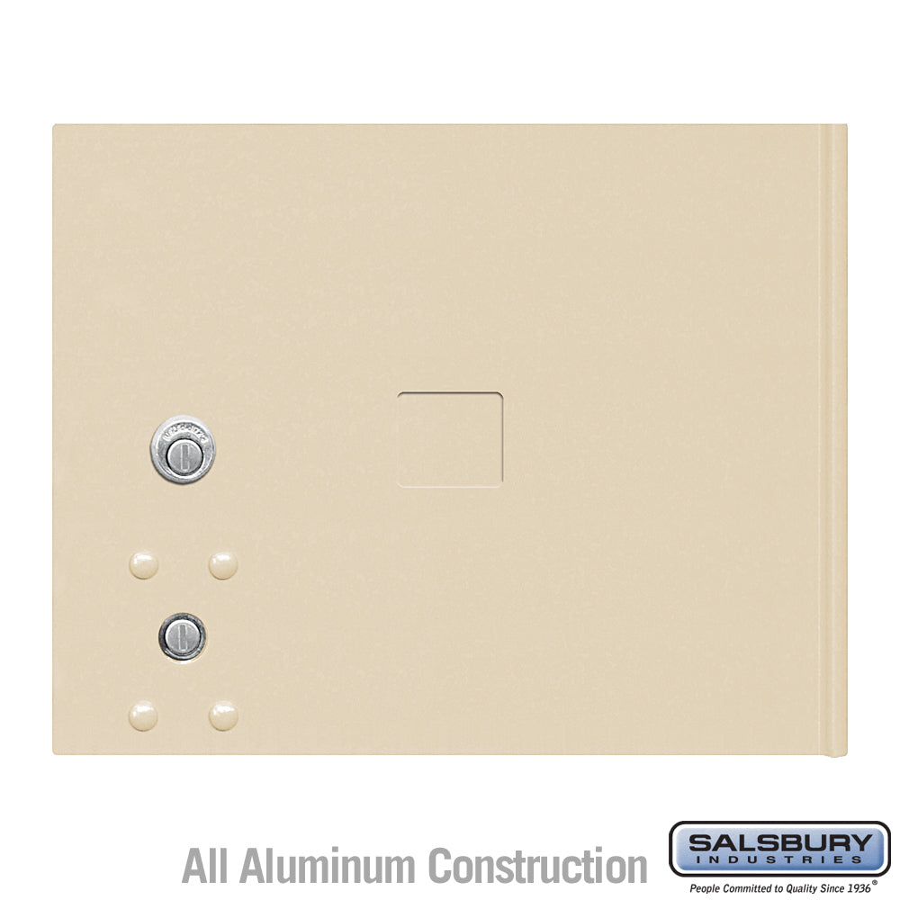 Replacement Parcel Locker Door and Tenant Lock for Standard 3 High 4C Horizontal Parcel Locker with 3 Keys - Sandstone
