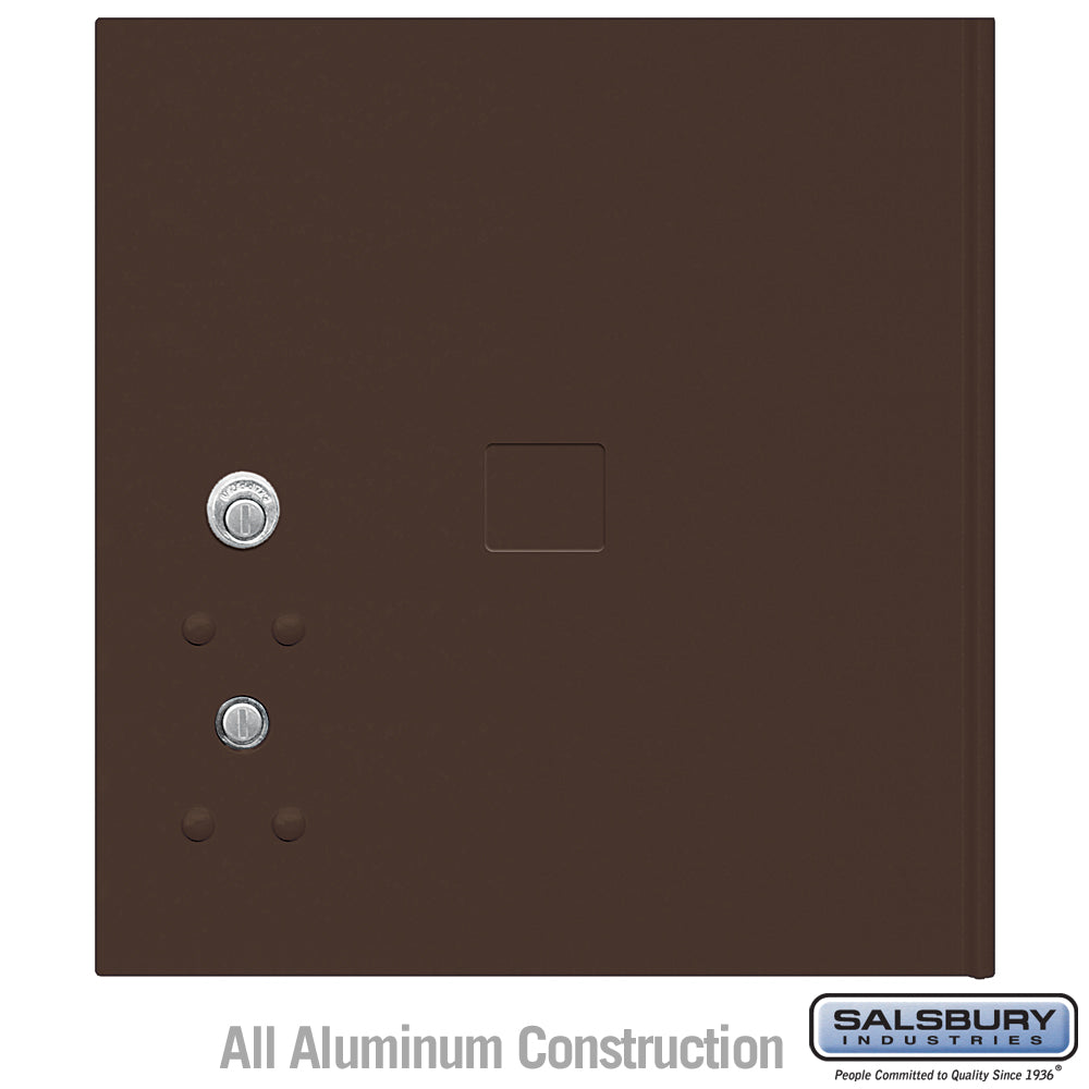 Replacement Parcel Locker Door with Tenant Lock for Standard 4 High Horizontal Parcel Locker