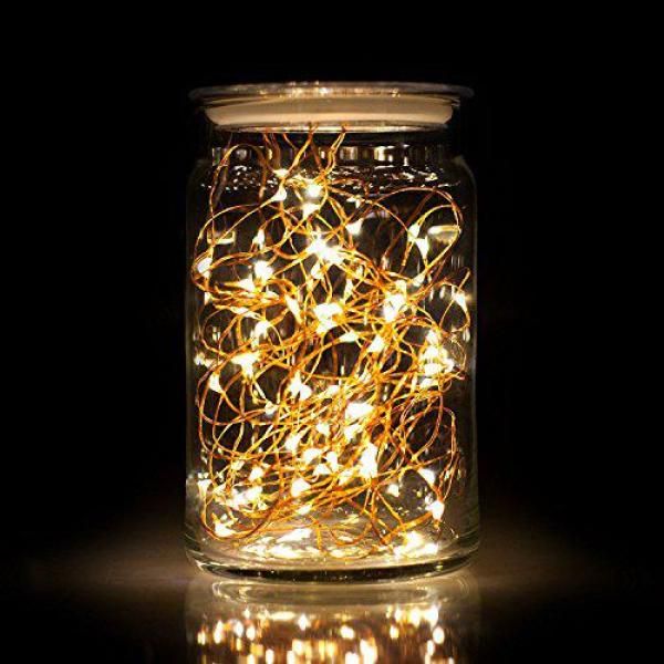 36 ft. 200-LED  Solar Copper Integrated LED String Light