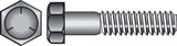 Hillman 1/2 in. Diameter x 8 in. Length Heat-Treated Zinc Steel Hex Head Cap Screw, 25-Pack