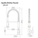 ZLINE Apollo Kitchen Faucet in Matte Black (APL-KF-MB) - Super Arbor
