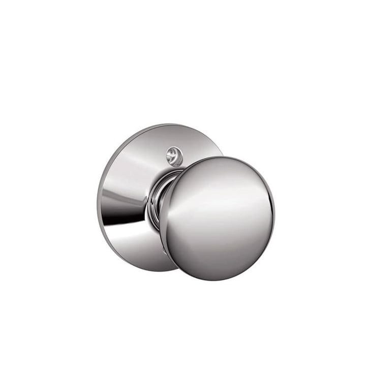 Schlage Modern/Contemporary Chrome Dummy Knob — Right or Left Handed