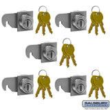 Standard Locks Replacement for 4C Horizontal Mailbox Door - 5 Pack