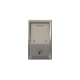 Century Encode Smart Wifi Door Lock with Alarm and Latitude Lever Handleset in Satin Nickel