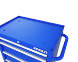 Kobalt 26.7-in W x 33-in H 4-Drawer Steel Rolling Tool Cabinet (Blue)