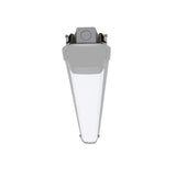 Commercial Electric 4 ft. Vapor Tight 4500 Lumens Gray Integrated LED Wraparound Light 3000K 4000K 5000K Wet Rated 120-277v
