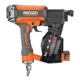 4.5 Gal. Portable Electric Strong Start Air Compressor with 15¬∞ 1-3/4 in. Coil Roofing Nailer - Super Arbor