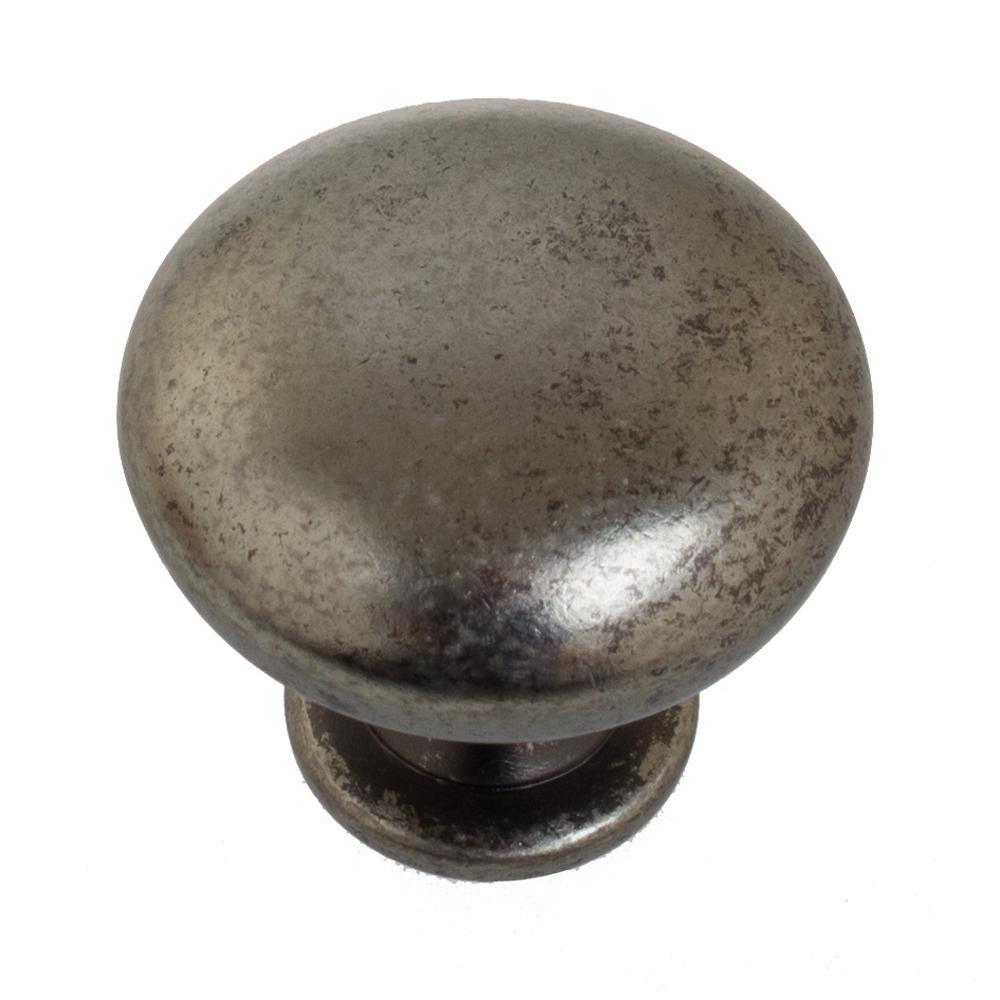 1-1/8 in. Dia Satin Gold Classic Round Cabinet Knobs (10-Pack) - Super Arbor