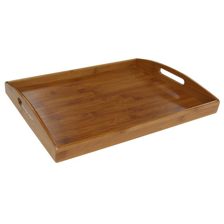 16.87 in. x 11.62 in. x 2.25 in. Home Basics Serving Tray