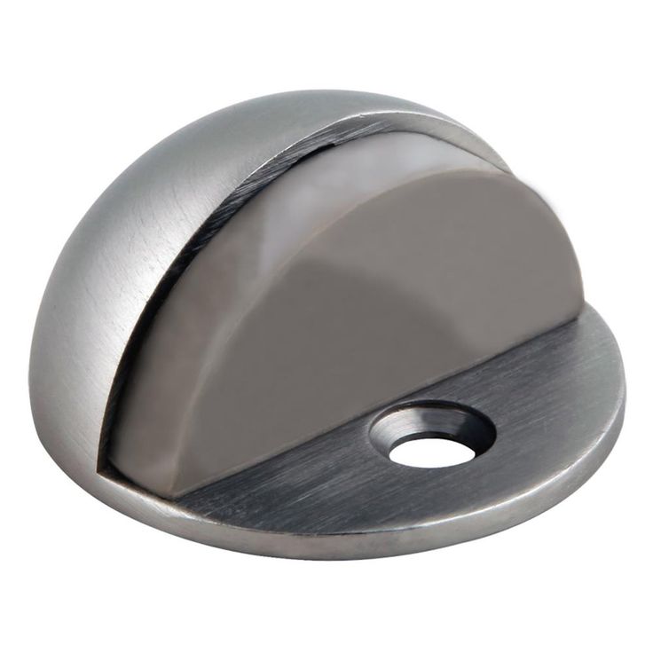 Satin Nickel Floor Mount Dome Door Stop Value Pack (5 per Pack)