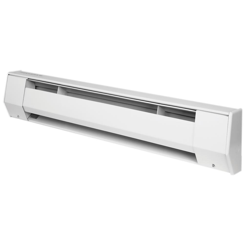 K 6 ft. 240-Volt/208-Volt 1500-Watt/1125-Watt Baseboard Heater in Almond - Super Arbor