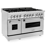 ZLINE 48 in. Professional Dual Fuel Range in Stainless Steel (RA48) - Super Arbor