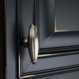 2-1/2 in. Satin Nickel Fluted Cabinet Drawer Knobs (10-Pack) - Super Arbor