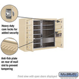 6 Door High Surface Mounted 4C Horizontal Mailbox with USPS Access