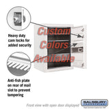 Surface Mounted 4C Horizontal Mailbox Unit - 6 Door High - Custom Color - Front Loading - Private Access