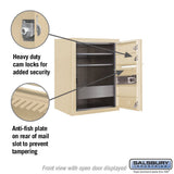 6 Door High Surface Mounted 4C Horizontal Mailbox with USPS Access