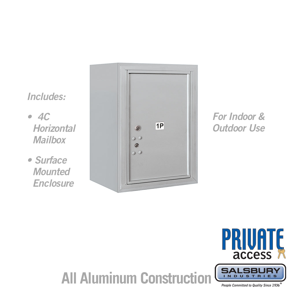 6 Door High Surface Mounted Parcel Locker with Private Access