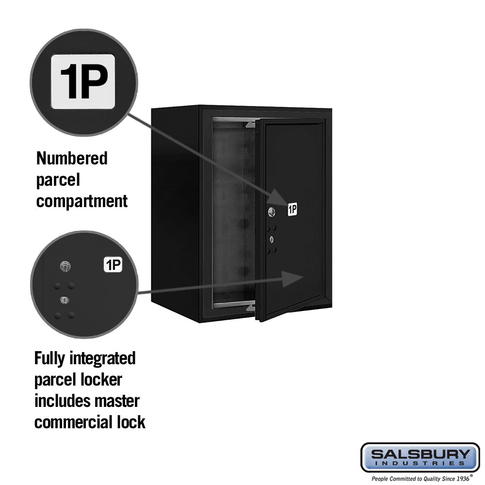 6-Door High Surface Mounted Parcel Locker with Private Access