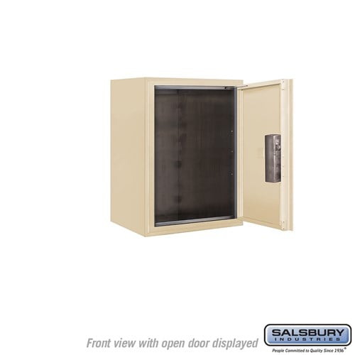 6 Door High Surface Mounted Parcel Locker with USPS Access in Sandstone