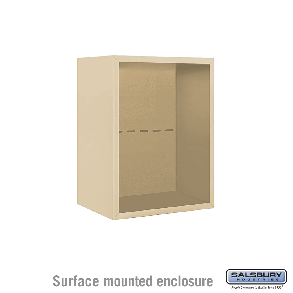 Surface Mounted Enclosure for 3706 Single Column Unit in Sandstone