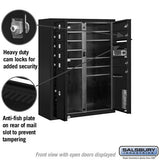 10-Door High Surface Mounted Mailbox with Parcel Lockers