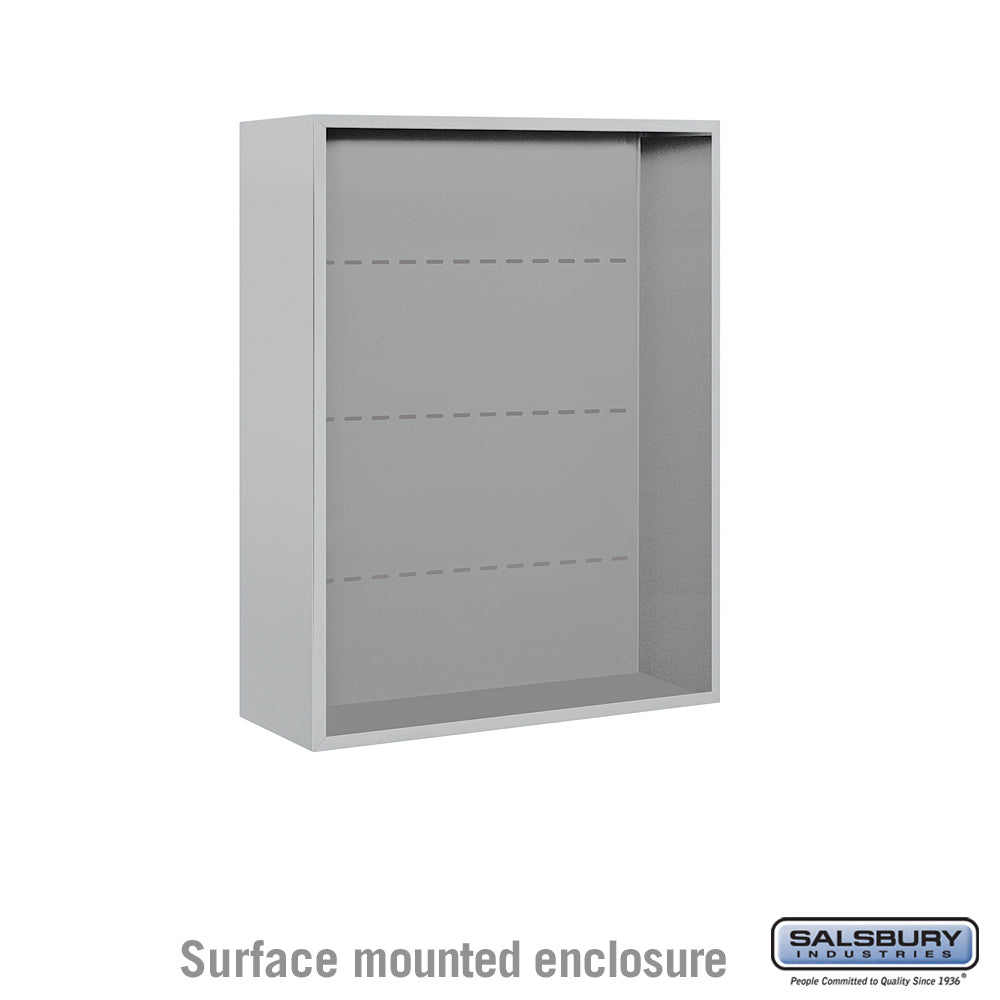 Salsbury Surface Mounted Enclosure for 4C Horizontal Mailbox Unit – Custom Color