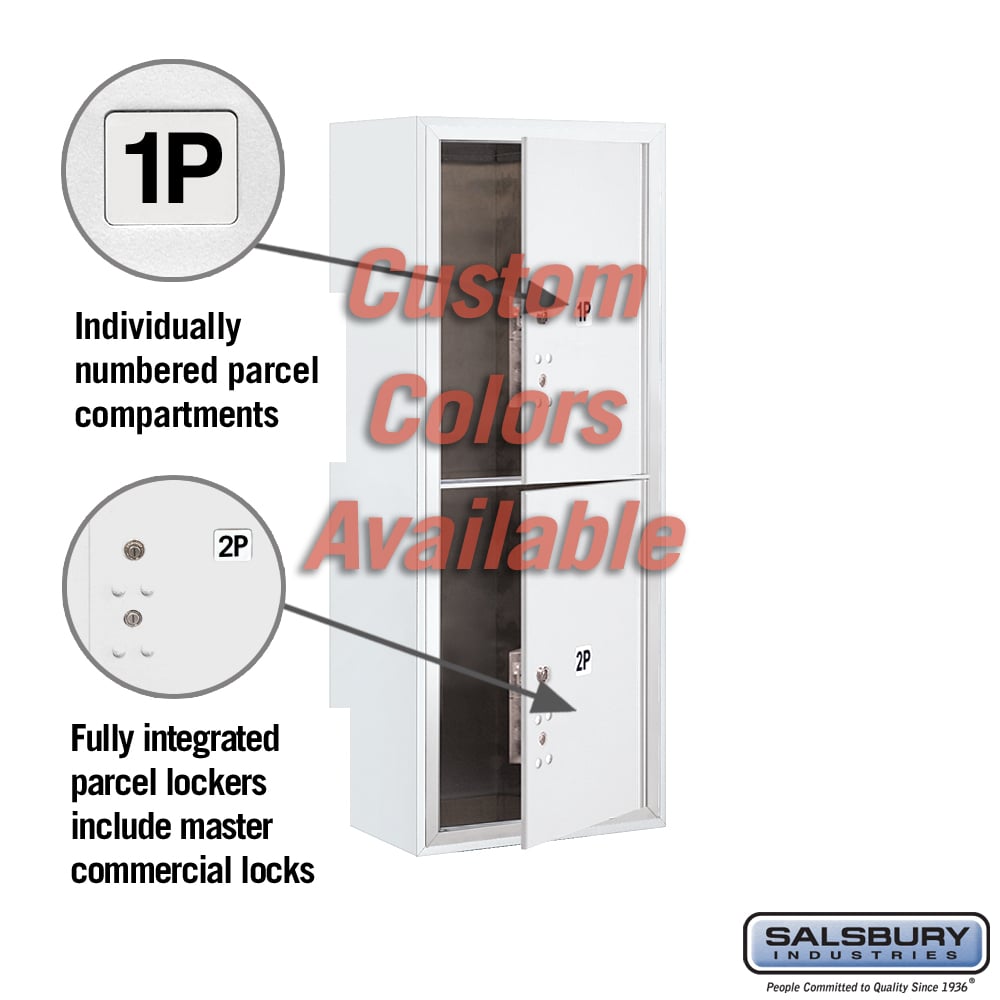 Surface Mounted 4C Horizontal Mailbox Unit - 10 Door High, Custom Color, Private Access
