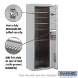 11 Door High Surface Mounted 4C Horizontal Mailbox with Parcel Locker and Private Access