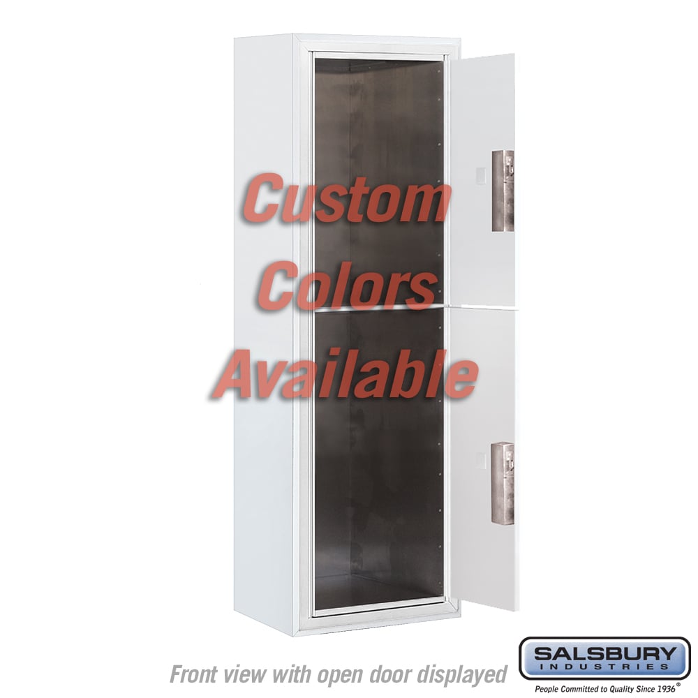 Surface Mounted 4C Horizontal Mailbox Unit - 11 Door High - Single Column - Custom Color - Front Loading - Private Access