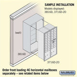 Surface Mounted Enclosure for 3716 Double Column Unit - Bronze