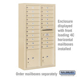 Surface Mounted Enclosure for 3716 Double Column Unit - Sandstone