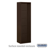 Surface Mounted Enclosure for 3716 Single Column Unit - Bronze