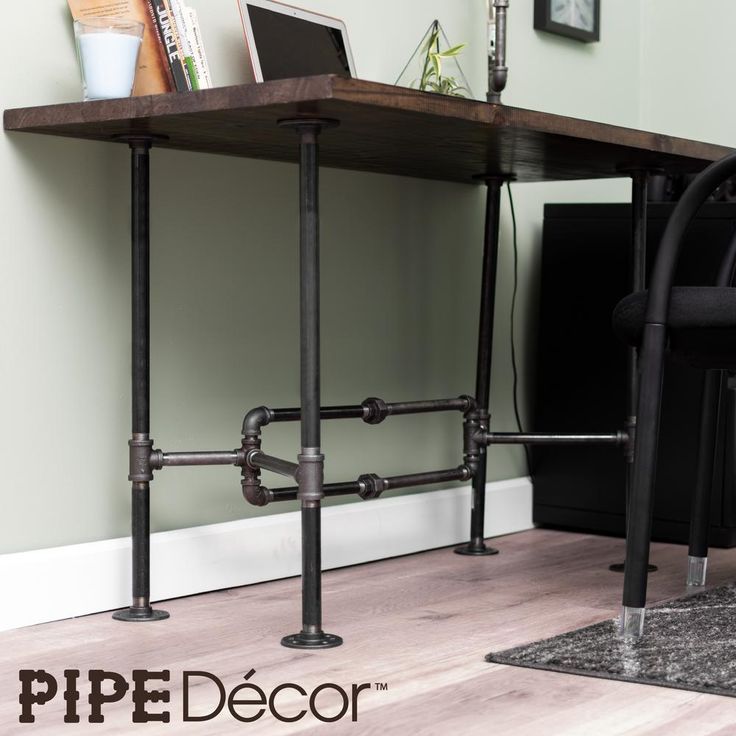 3/4 in. Black Steel Pipe 3 ft. L x 28.5 in. H  