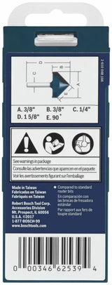 Bosch 3/8-in Carbide-tipped V-groove and Scoring Router Bit