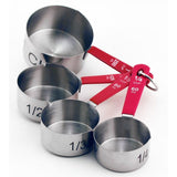 7-Piece 18/10 Stainless Steel Bake Set 3-Piece Whisks and 4-Piece Measuring Cup Set