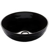 Viva 16-1/2 in. Round Porcelain Ceramic Vessel Sink in White - Super Arbor