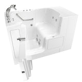 Gelcoat Value Series 52 in. x 32 in. Right Hand Walk-In Whirlpool and Air Bathtub with Outward Opening Door in White - Super Arbor