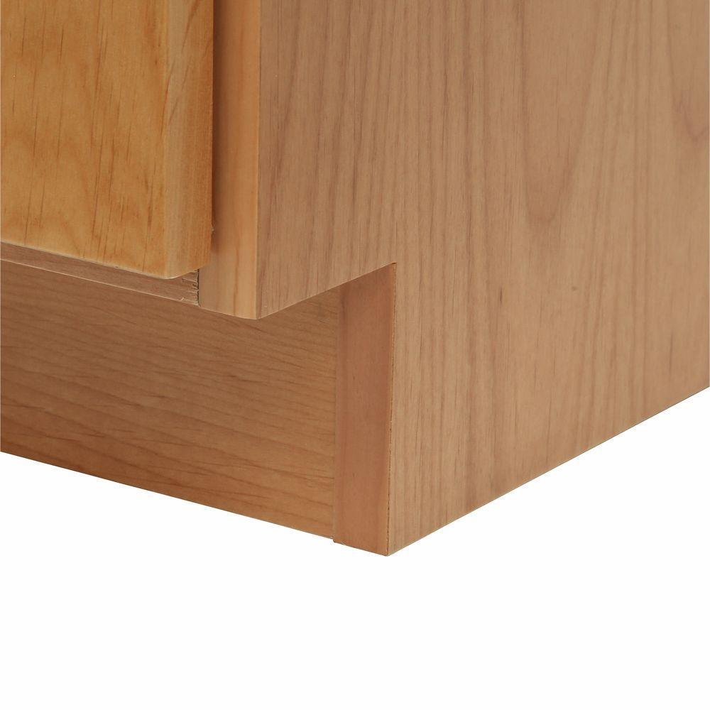 Shaker 42 in. W x 21 in. D x 34.5 in. H Vanity Cabinet Only in Natural Alder - Super Arbor