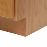 Shaker 42 in. W x 21 in. D x 34.5 in. H Vanity Cabinet Only in Natural Alder - Super Arbor