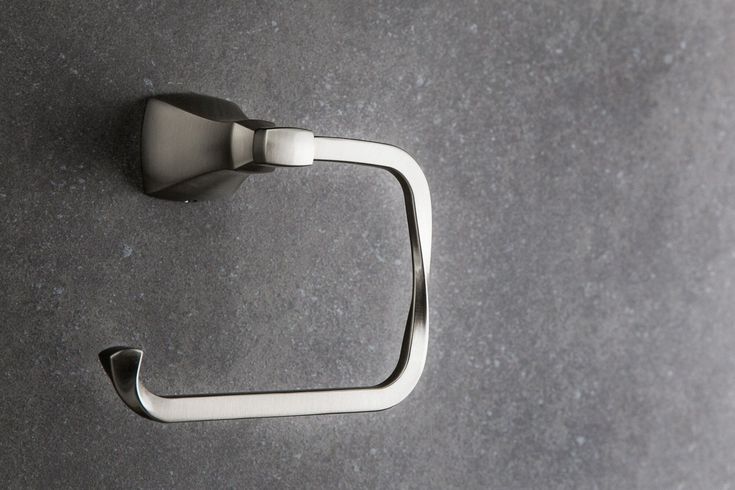 Delta Sawyer Satin Nickel Wall Mount Single Post Toilet Paper Holder
