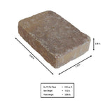 Marseilles 10.5 in. x 7 in. x 2.25 in. Potomac Beige/Gray Concrete Paver (180 Pieces / 87.5 sq. ft. / Pallet) - Super Arbor