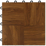 Greatmats Max Tile 12 in. x 12 in. x 5/8 in. Light Oak Vinyl Interlocking Raised Modular Floor Tile (Case of 26)