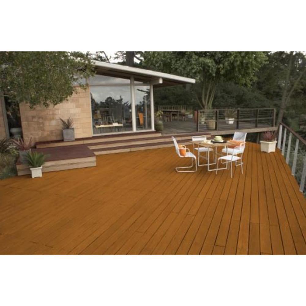 BEHR PREMIUM 1 gal. Clear Transparent Waterproofing Exterior Wood Finish - Super Arbor