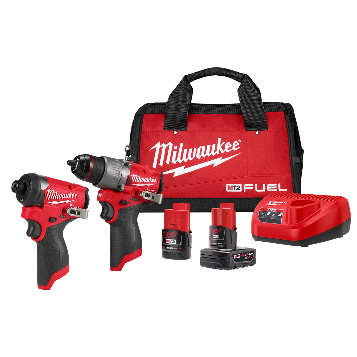 Milwaukee M18 FUEL 18V Lithium-Ion Brushless Cordless 1/2 in. Drill/Driver Kit with SAWZALL Reciprocating Saw