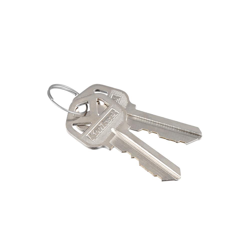 Tustin Satin Nickel Entry Door Lever featuring SmartKey Security - Super Arbor