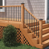 32-1/4 in. x 3/4 in. Black Matte Steel Contemporary Baluster Bulk Pack (30-Pack) - Super Arbor