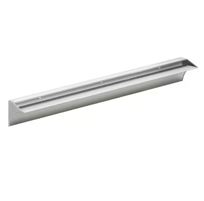 RAIL 0.31 in. Silver Shelf Bracket